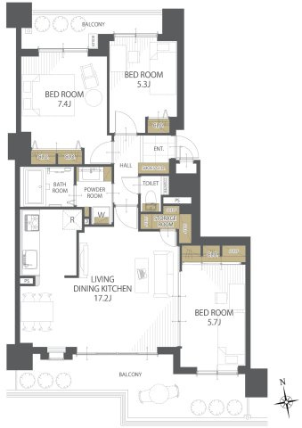 apartment 北海道札幌市中央区南三条西１丁目8-10　CONNECT　SAPPORO　4F