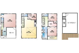 毛馬町戸建の間取り