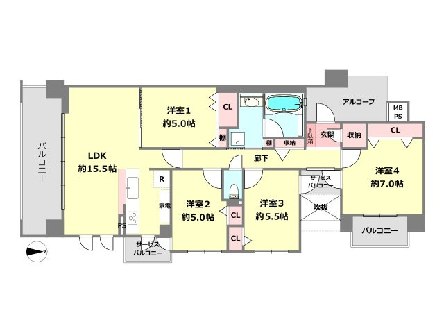 間取り：328000637417