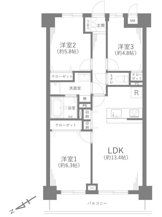 間取り：311002286984