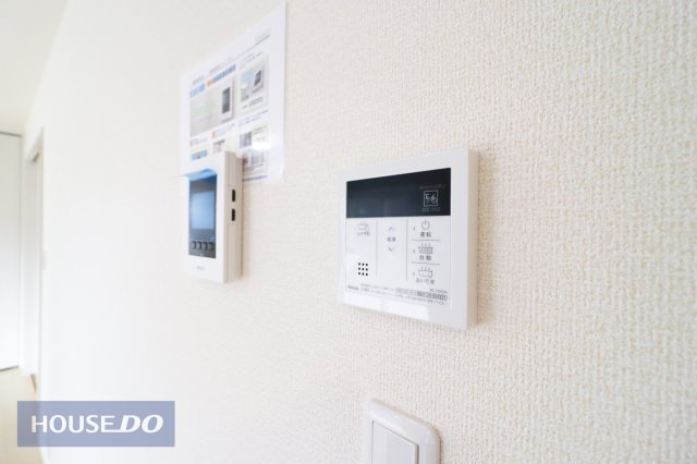 【温水設備】給湯スイッチ付きで温度調整もラクラクです。