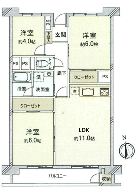 間取り：308000169596