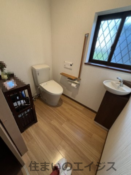 ゆったりとした空間のトイレです
