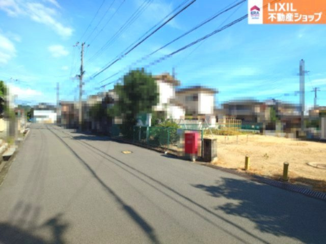 目の前に公園があります♪