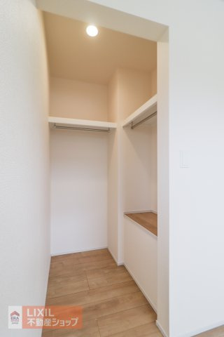 【収納】現地完成写真。しっかり収納がついております！
