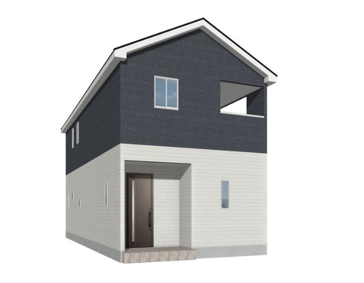 シンプルながらも美しいラインが際立つ外観。素材感を活かしたツートンデザインが魅力です。