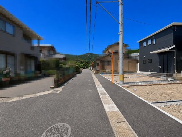 現地写真。前面道路です。