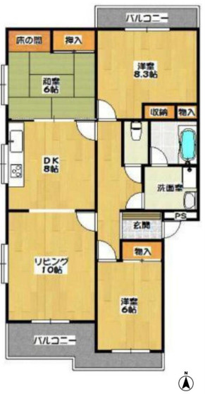 間取り：328000621366