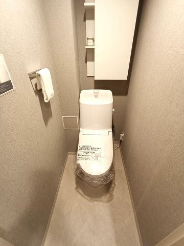 ゆったりとした空間のトイレです