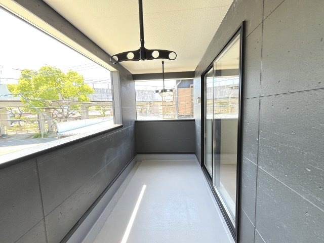 現地写真。インナーバルコニーです。