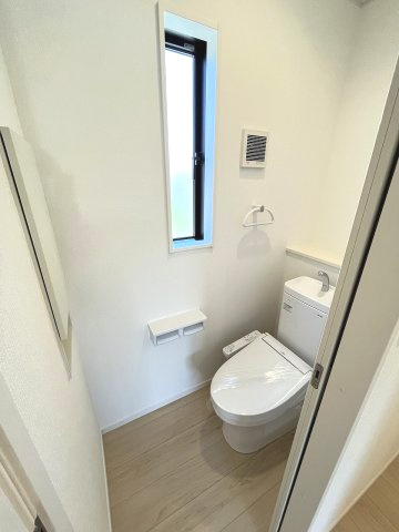 現地写真。2階にもトイレです。