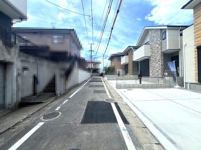 現地写真。前面道路です。