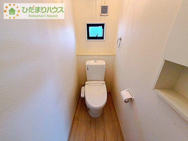 トイレは1F、2F共に完備！取り合いになることがありませんね(^^)/