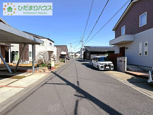 北側7ｍ道路の整った街並み。