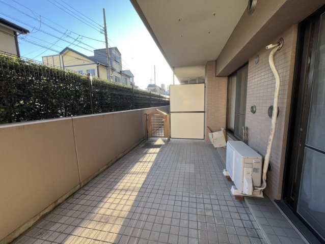 南向きテラス