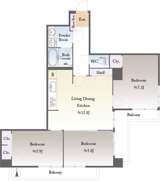 間取り：326000235946