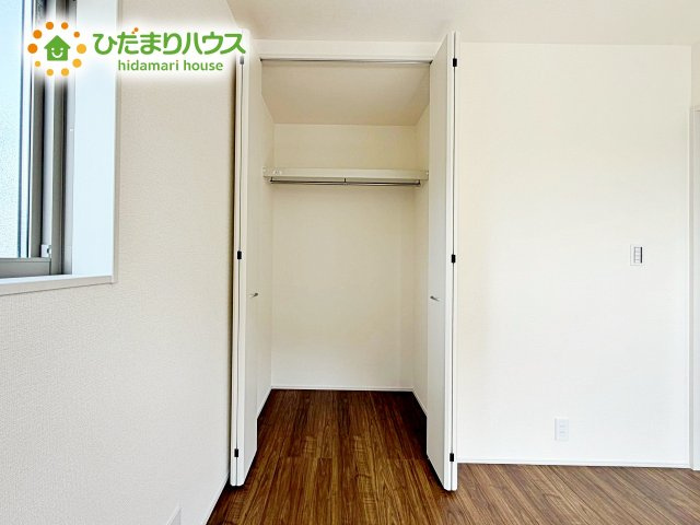 クローゼットタイプの収納は荷物がどこにあるかすぐに見つかります！