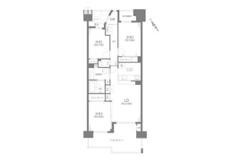 エルフォレスト　ガーデンウィング棟の間取り