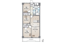 グランドシティ大宮　EAST TOWERの間取り