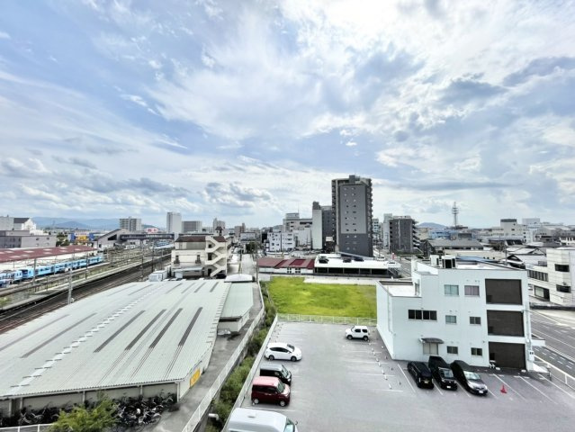 晴れている日には洗濯物を干せます☆