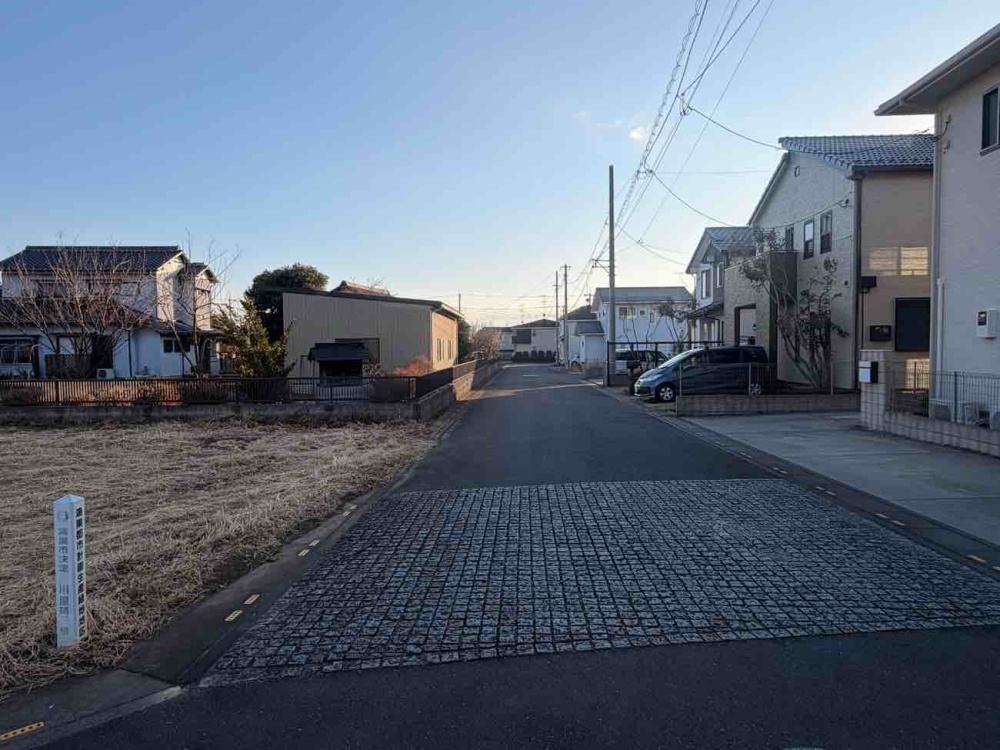 《1号地　前面道路写真（2026.2.12撮影）》