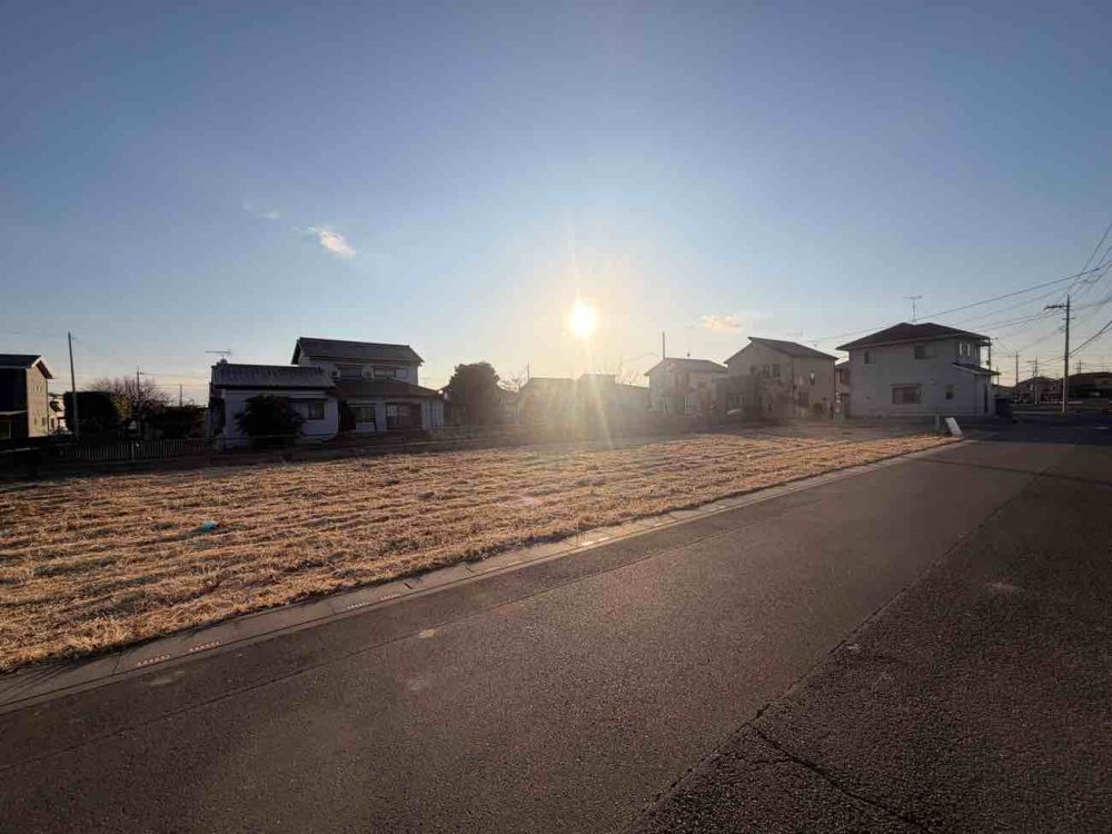 《1号地　前面道路写真（2026.2.12撮影）》