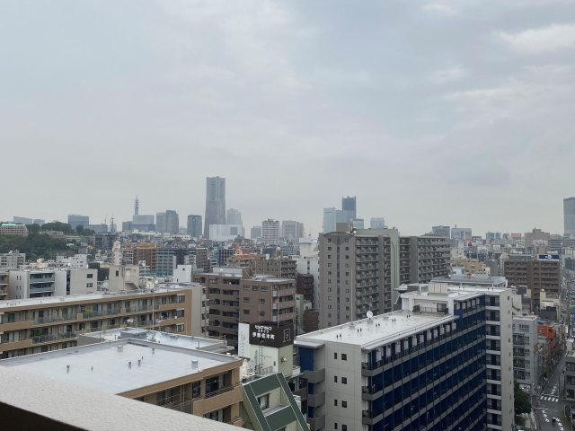 撮影日はあいにくの曇り空でしたが南西向きで陽当りが良く富士山も望める眺望です。