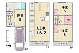 中京区西ノ京藤ノ木町の間取り