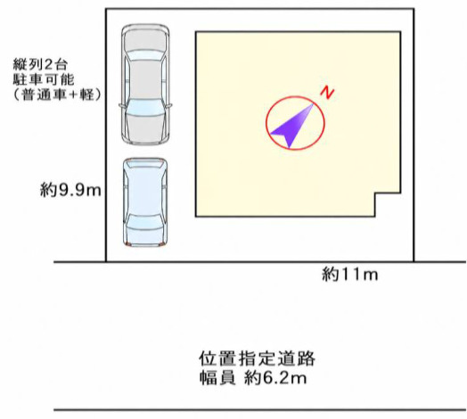 駐車スペースあり！（車種による）