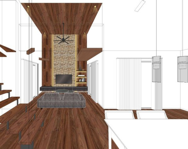 【葉山町二丁目（2期）のリビングダイニング】