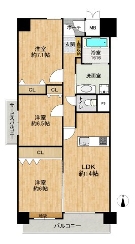 間取り：327002672539