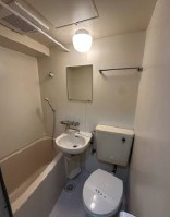 バス、トイレ、洗面台が同室です