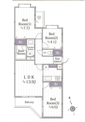 間取り：311002357582