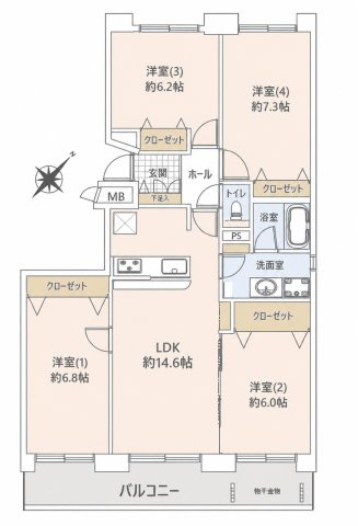 間取り：301000105278