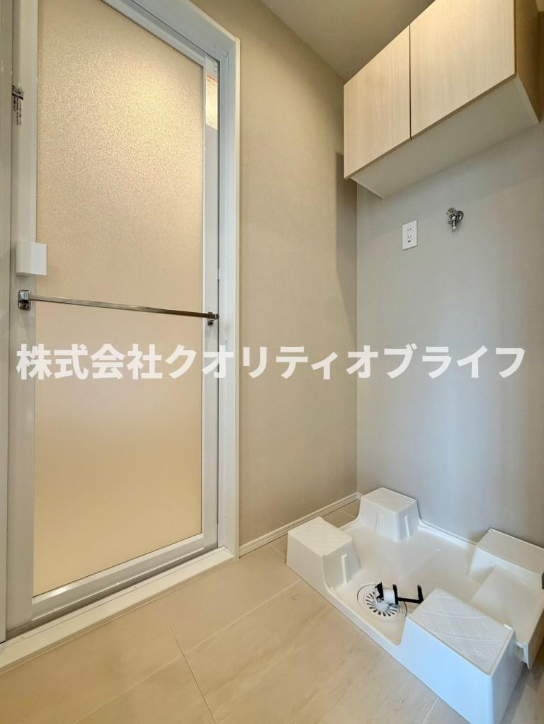 室内洗濯機置き場がある為、洗濯の動線も取りやすい設計