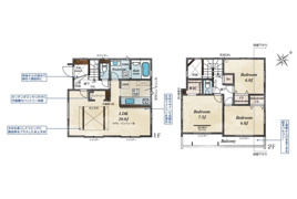 相模原市南区若松５丁目　新築の間取り