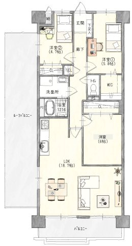 間取り：323000491644