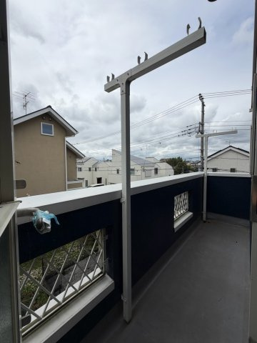 開放感あふれるバルコニー