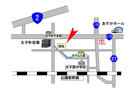 太子町鵤の地図