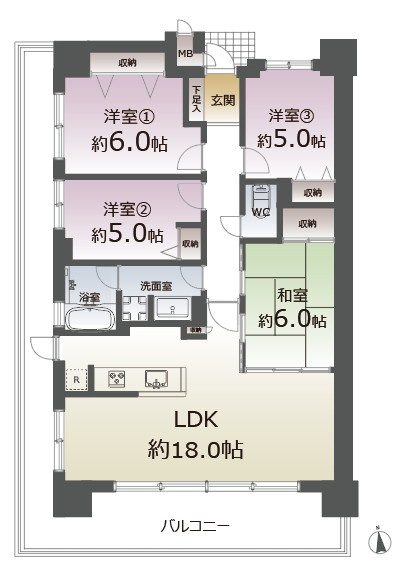 間取り：304000343666