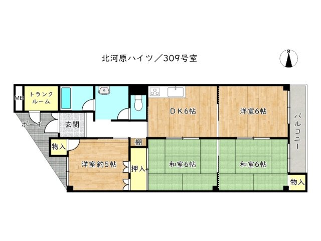 間取り：328000621517