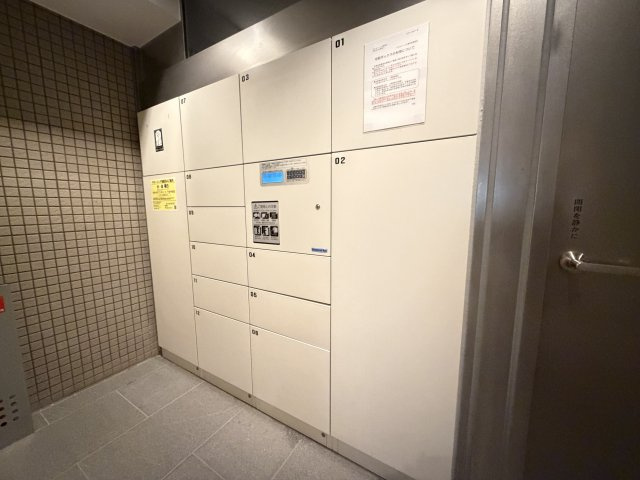 不在時に便利な宅配ボックス。