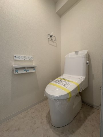 温水洗浄便座付のトイレです。