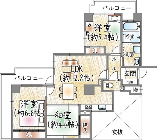 間取り：328000629230