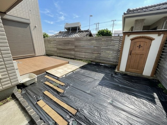 広々テラスは使い方色々です☆