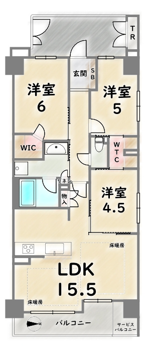 間取り：326000252486