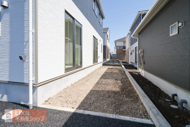 【お庭】現地完成写真。色々な使い方ができます！お好みでカスタマイズはいかがでしょうか。