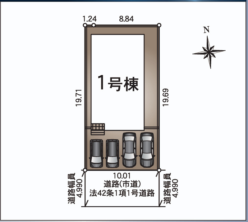 駐車場4台可能です！