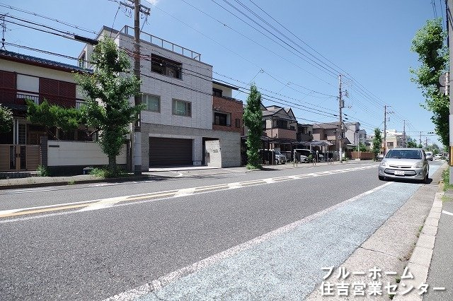 前面道路です！