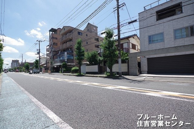 別角度からの前面道路です！